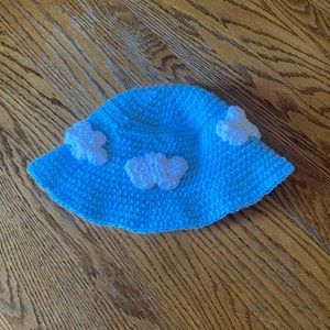 Cloud Crochet Bucket Hat